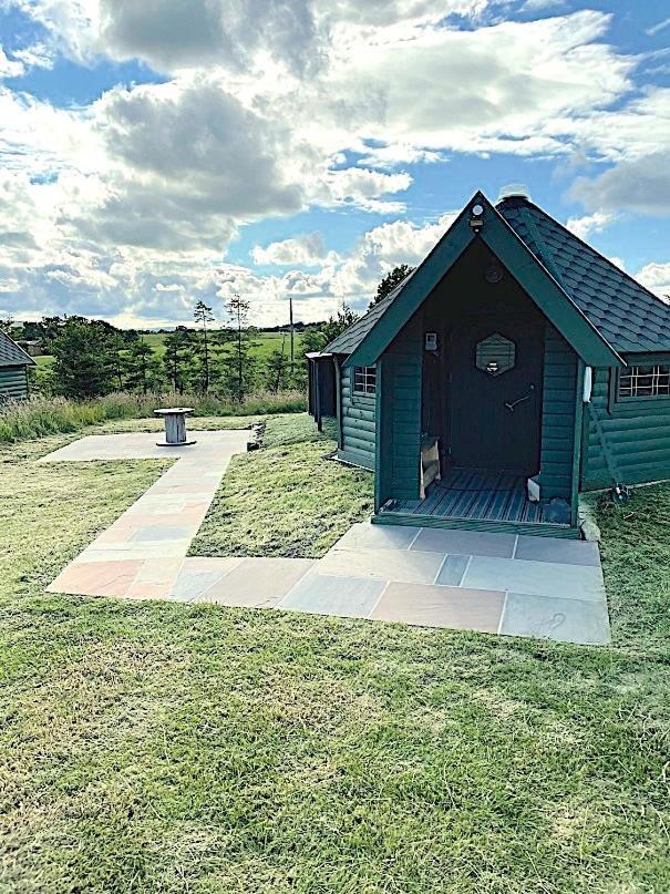 Holly Tree Glamping Cabins Wigglesworth Eksteriør bilde